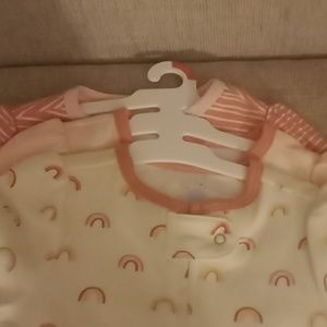 Baby girl pajamas with footies
